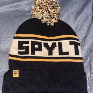 Black and Gold Beanie
